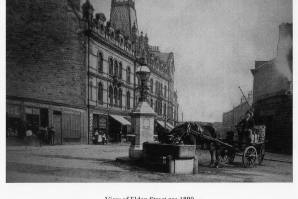 View of Eldon Street, pre 1890.